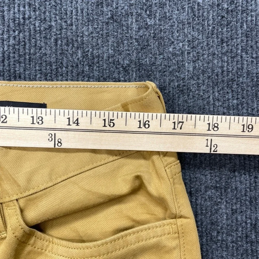 Banana Republic Traveler Slim Fit Chino Pants Mens 33 Golden Khaki Stretch Twill